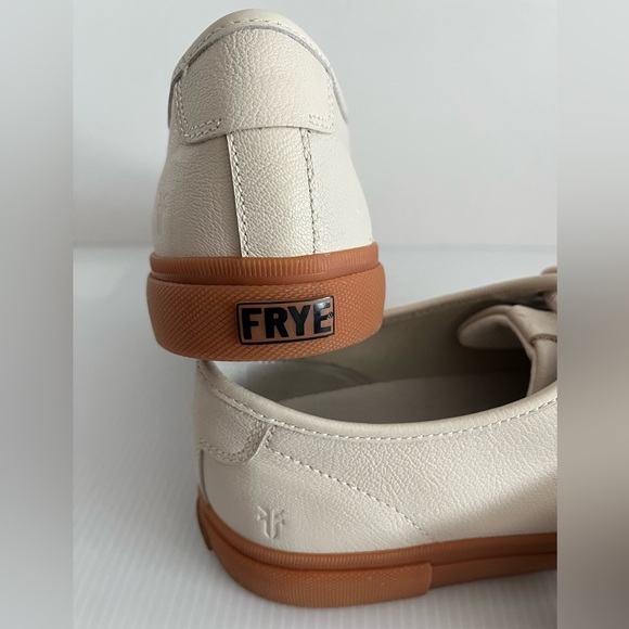 Frye Gia Low Lace Genuine Soft Leather Upper Sneakers sz 9.5M US - Picture 11 of 13